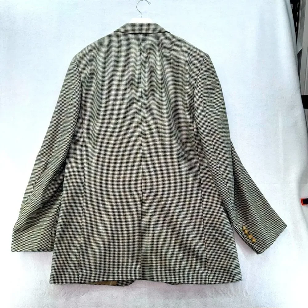 EUC Men’s Lands End Silk, Wool & Linen Blend Sports Coat Blazer size 42 Long